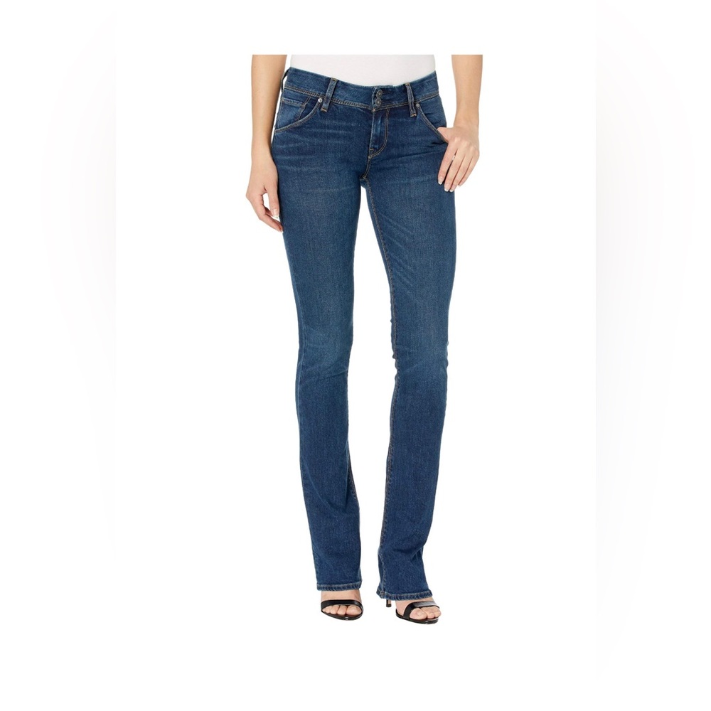 Hudson Beth Mid-Rise Baby Boot Jeans Long in Obscurity Color